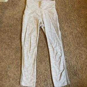 Lululemon Fast and Free 23” Grey Leggings